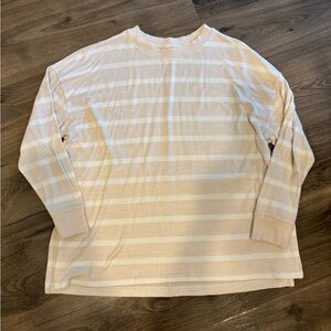 Abercrombie & Fitch Cream Crew Neck Sweater
